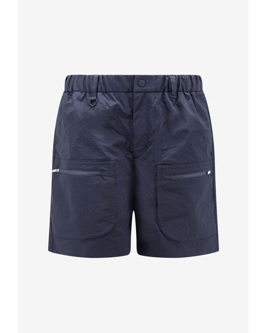Herno Blue Elasticated Bermuda Shorts for men