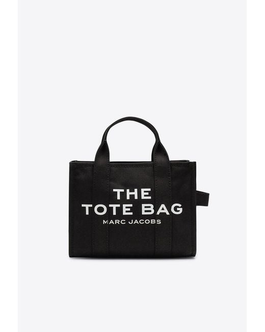 Marc Jacobs Black Small Canvas Logo Tote Bag