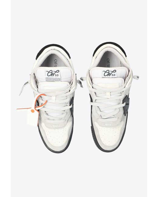 Off-White c/o Virgil Abloh Black Floating Arrow Low-Top Sneakers for men
