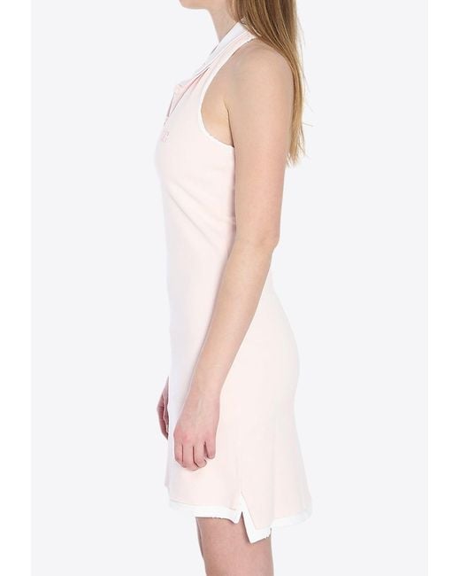 Alexander Wang Pink Layered Mini Polo Dress