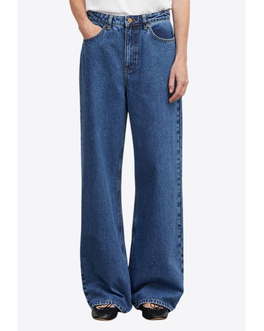 Skall Studio Blue Willow Wide-Leg Jeans