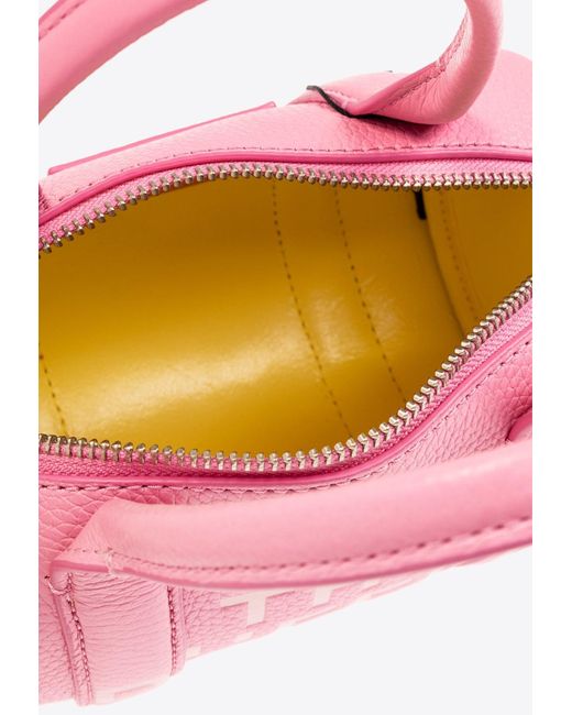 Marc Jacobs Pink The Mini Logo Duffel Bag