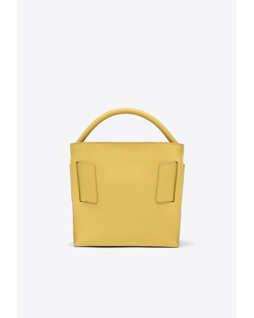 Boyy Yellow Davon 21 Leather Top Handle Bag