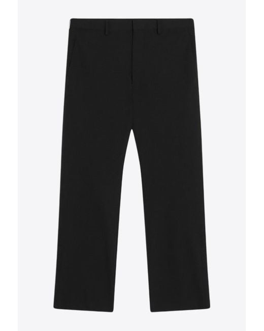 Prada Black Logo Tailored Pants for men