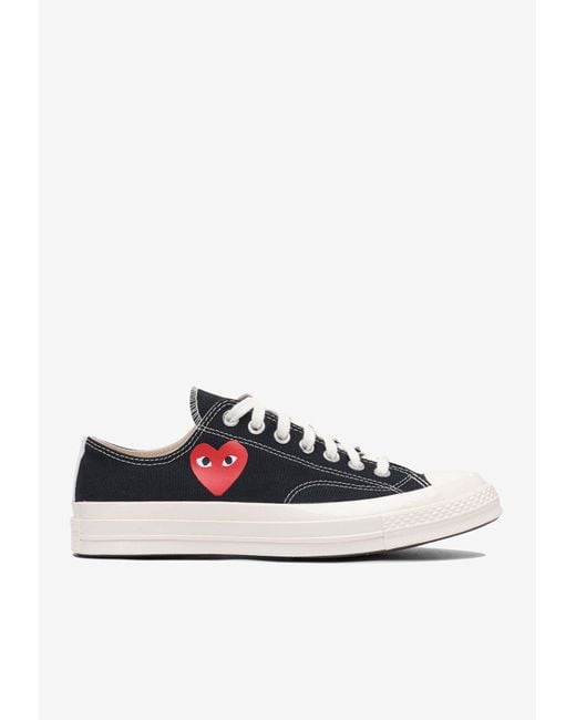 COMME DES GARÇONS PLAY White X Converse Chuck Taylor 70 Small Heart Low-Top Sneakers for men