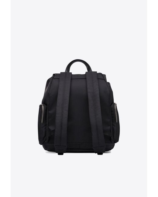Ganni Black Bucky Nylon Backpack