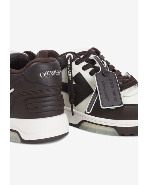 Off-White c/o Virgil Abloh Brown Chocolate And Out Of Office Sneakers for men