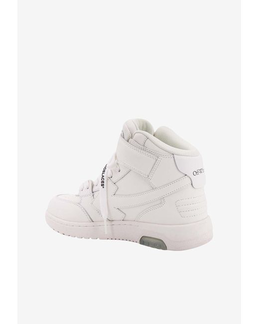 Off-White c/o Virgil Abloh White Out Of Office High-Top Sneakers