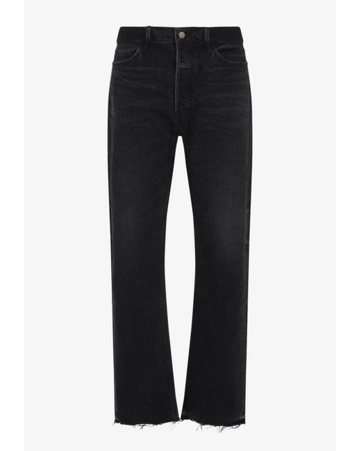 Fear Of God Black Classic Straight-Leg Jeans for men