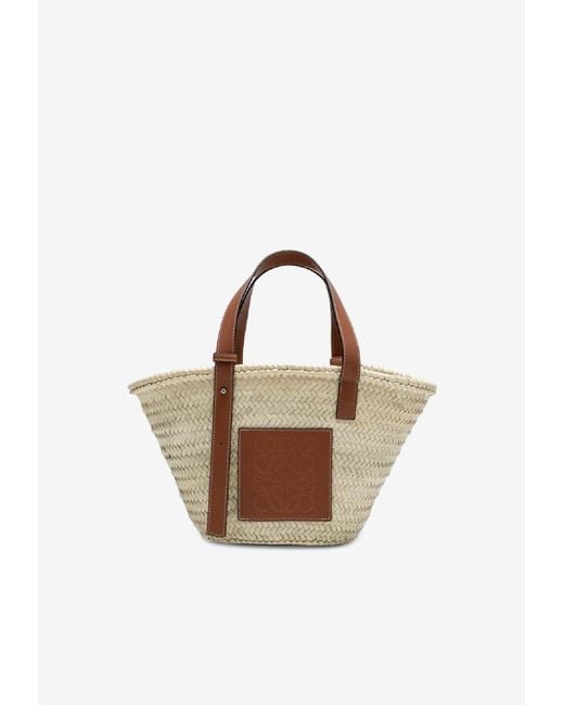 Loewe Natural Anagram Patch Basket Bag
