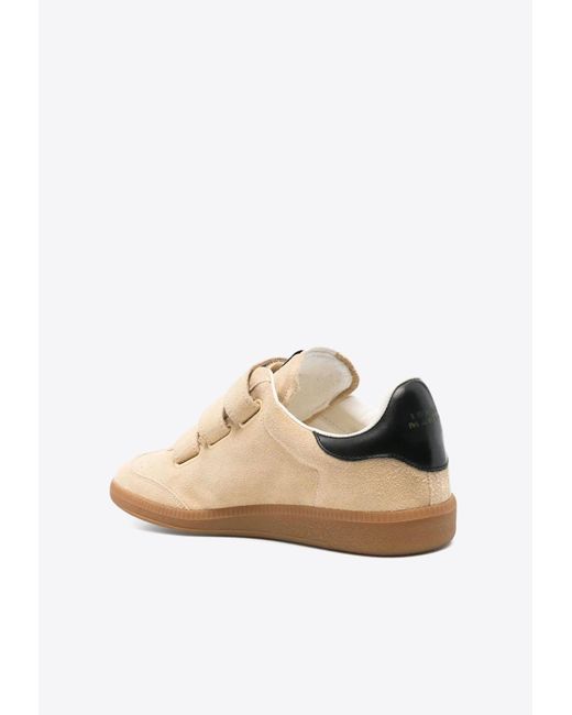 Isabel Marant Pink Beth Baskets Suede Low-Top Sneakers