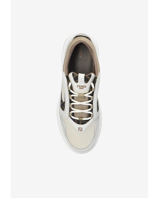 Fendi White Sneakers Force for men