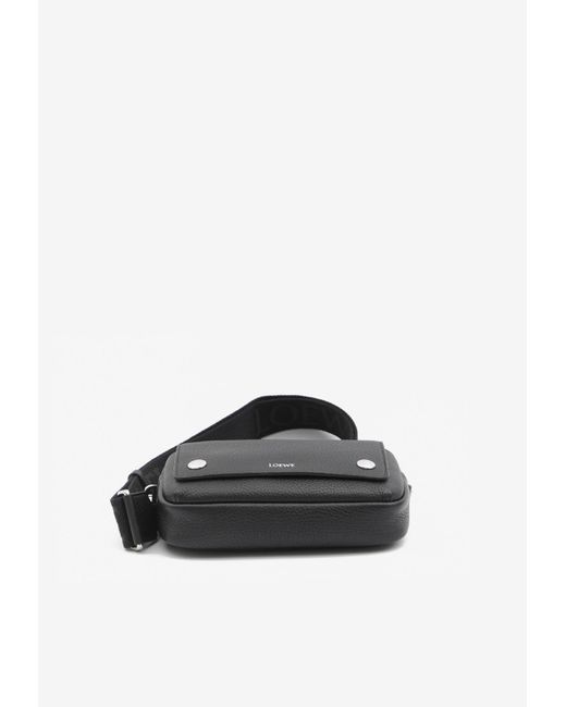 ショルダーバッグ LOEWE SMALL BLACK MESSENGER BAG PEBBLE Loewe - XS PEBBLE MESSENGER BAG | HBX - Globally Curated