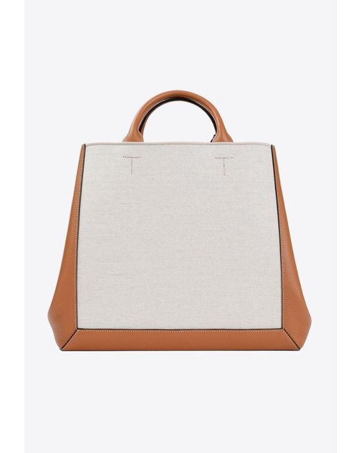 Tod's Gray Large Double Up Tote Bag