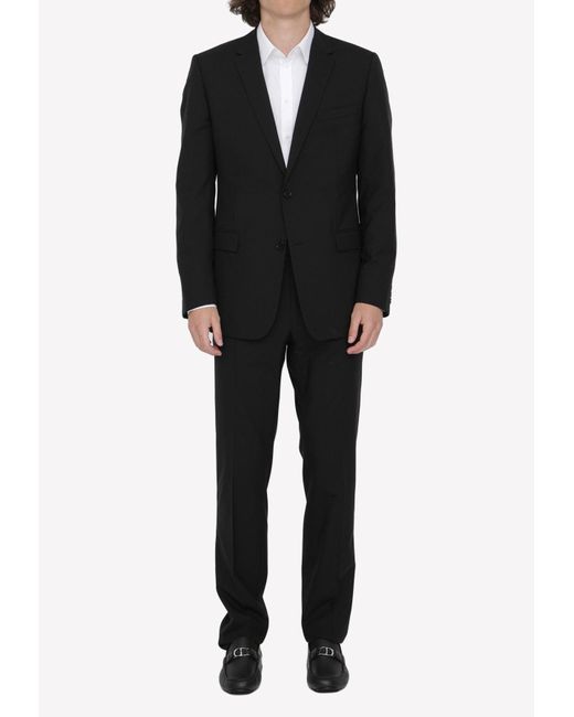 Dior Black Single-breasted Two-piece Suit In Wool for men