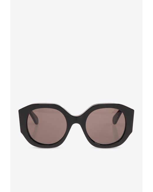 Chloé Gray Naomy Square-Framed Sunglasses
