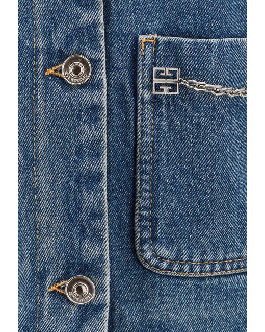 Givenchy Blue Denim Jackets