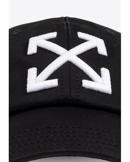 Off-White c/o Virgil Abloh Black Arrows-Logo Baseball Cap for men