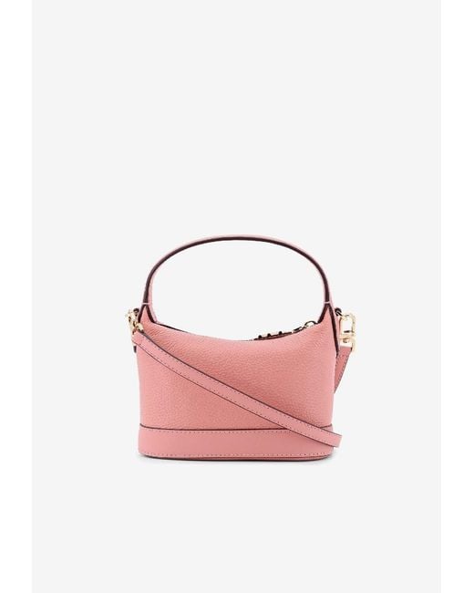 Michael Kors Pink Small Wythe Shoulder Bag