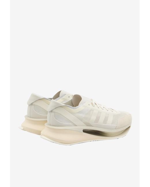 Adidas White Y-3 S Gendo Run Low-Top Sneakers for men