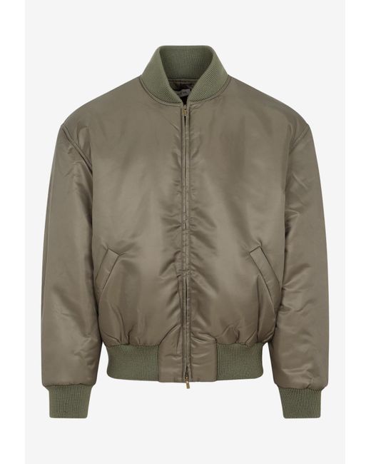 Fear Of God Eternal Nylon Twill Bomber Jacket in Green for Men Lyst UK