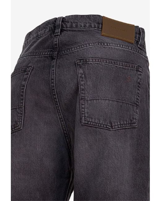 Our Legacy Blue Straight-Leg Ripped Jeans for men