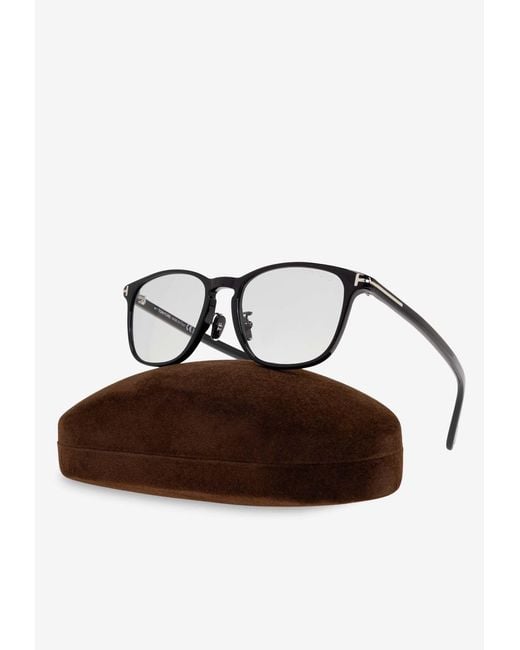 Tom Ford Gray Classic Square Glasses for men