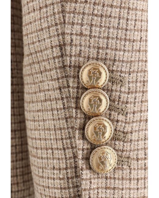 Brunello Cucinelli Natural Double-Breasted Buttoned Blazer for men