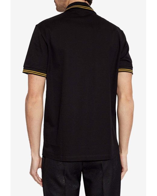 Versace Black Medusa Polo T-Shirt for men