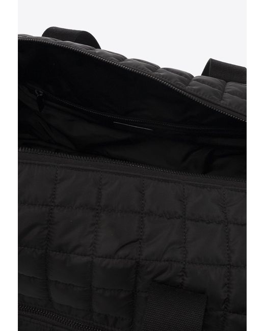 Saint Laurent Black Nuxx Quilted Duffel Bag for men