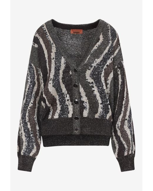 Missoni Black Buttoned Cardigan