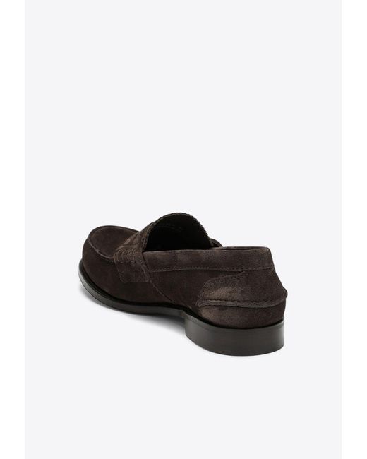 Church's White Pembrey Suede Loafers for men