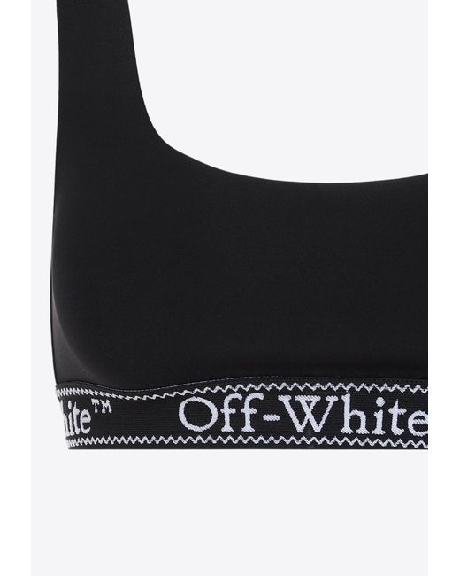 Off-White c/o Virgil Abloh Black Logo Band Bra
