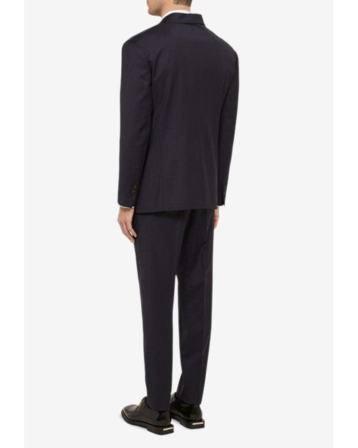 DSquared² Black Double-Breasted Suit for men
