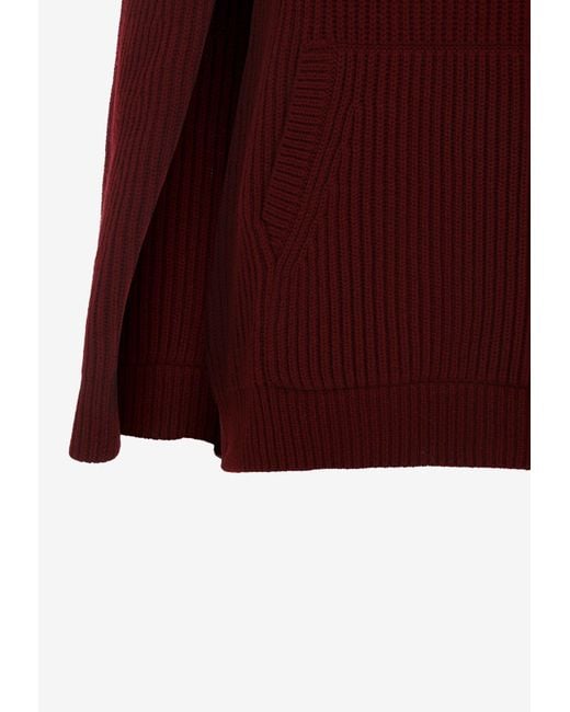Max Mara Red Astoria Knit Mini Dress