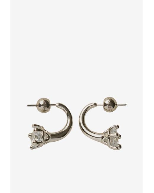Panconesi Metallic Nova Studded Earrings