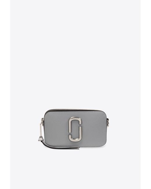Marc Jacobs White The Snapshot Leather Camera Bag