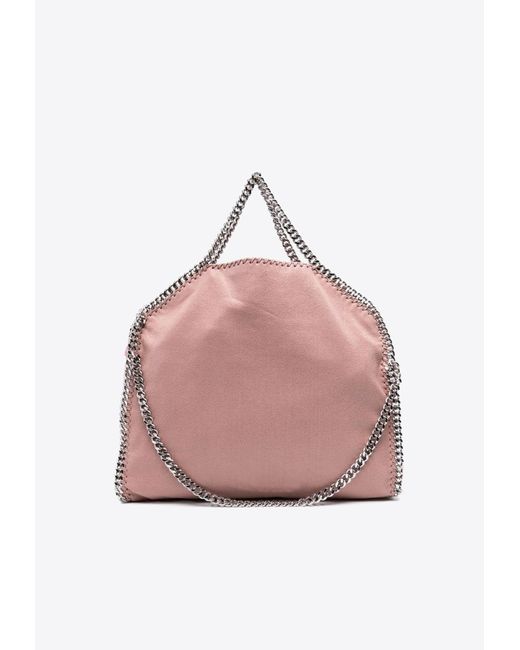 Stella McCartney Pink Falabella Fold-Over Tote Bag