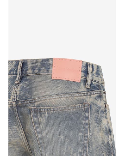 Acne Blue Goldmine Distressed Jeans