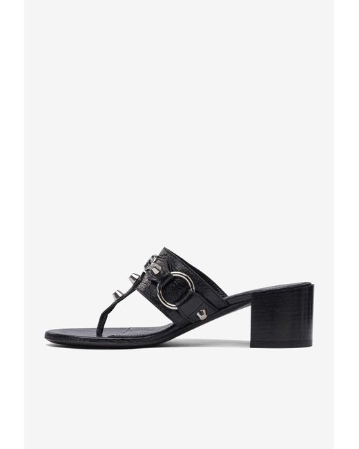 Balenciaga White City 50 Nappa Leather Sandals