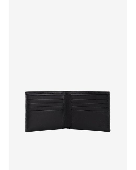 Fendi White Ff Jacquard Leather Wallet for men