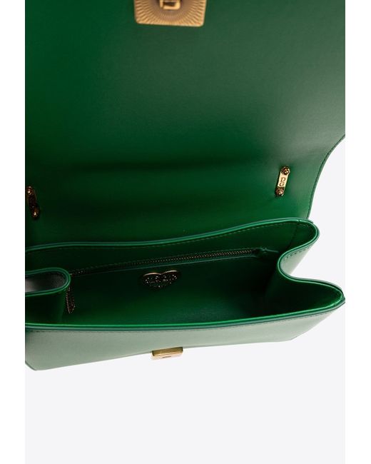 Dolce & Gabbana Green Medium Devotion Crossbody Bag