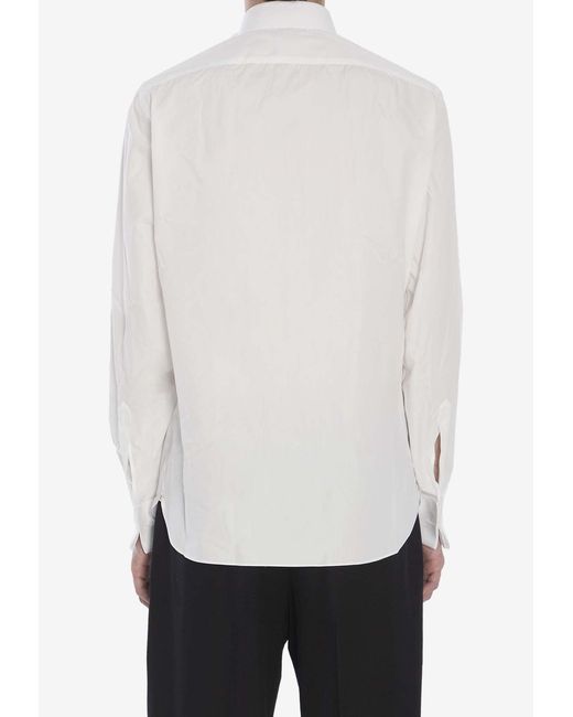 Borriello White Marechiaro Buttoned Shirt for men