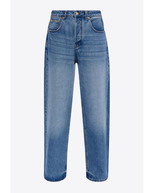 Jacquemus Blue Oversized Wide-Leg Jeans