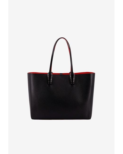 Christian Louboutin Black Large Cabata Leather Tote Bag