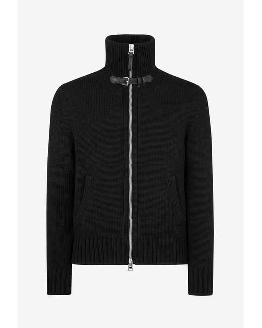 Tom Ford Black Wool Sweater for men