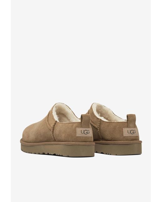 Ugg Brown Classic Micro Sheepskin Ankle Boots