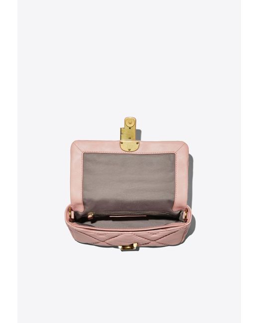 Marc Jacobs Pink The Quilted J Marc Crossbody Bag