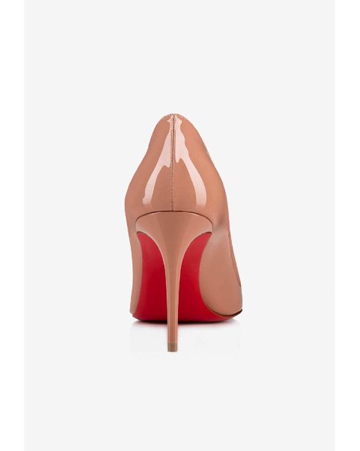 Christian Louboutin Pink Kate 100 Patent Leather Pumps