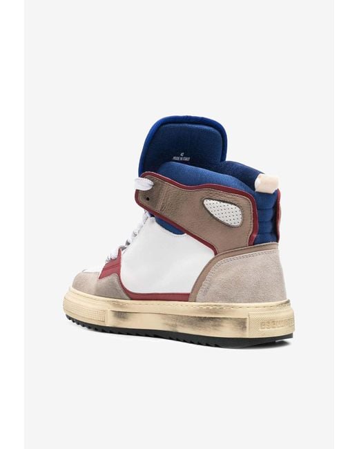 DSquared² Pink Boogie High-Top Sneakers for men